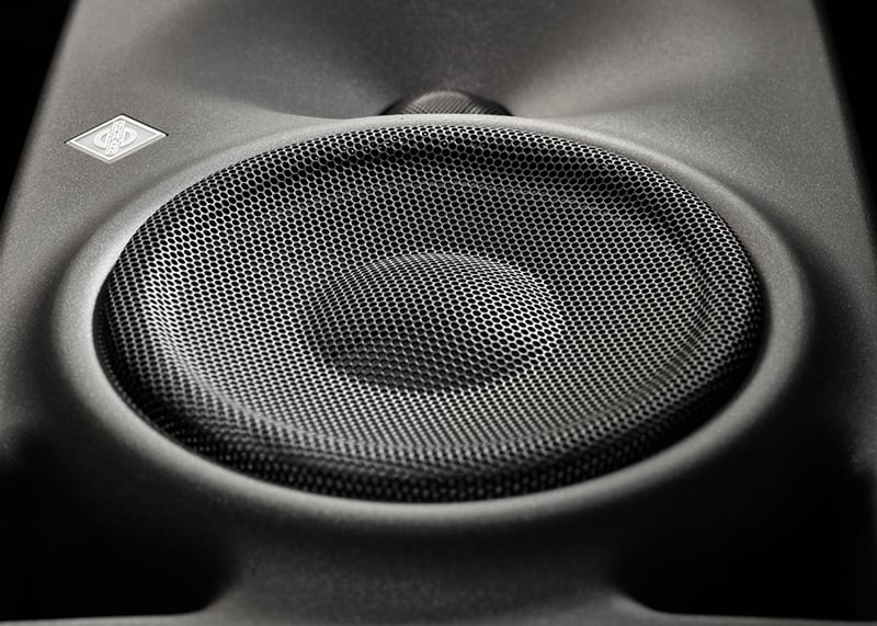 Close up view of the Neumann KH 120 woofer.