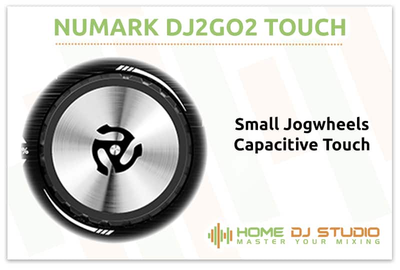 Numark DJ2GO2 Touch Jogwheels
