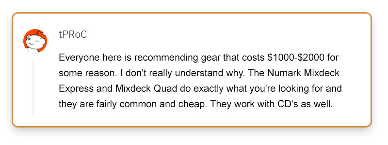 Numark Mixdeck Express Reviews