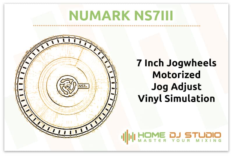 Numark NS7III Jogwheels