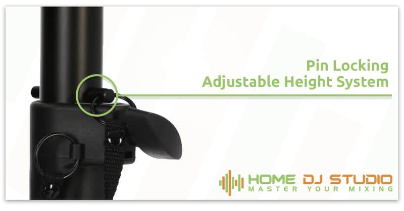 On-Stage Stands SMS6000-P Pin Locking System