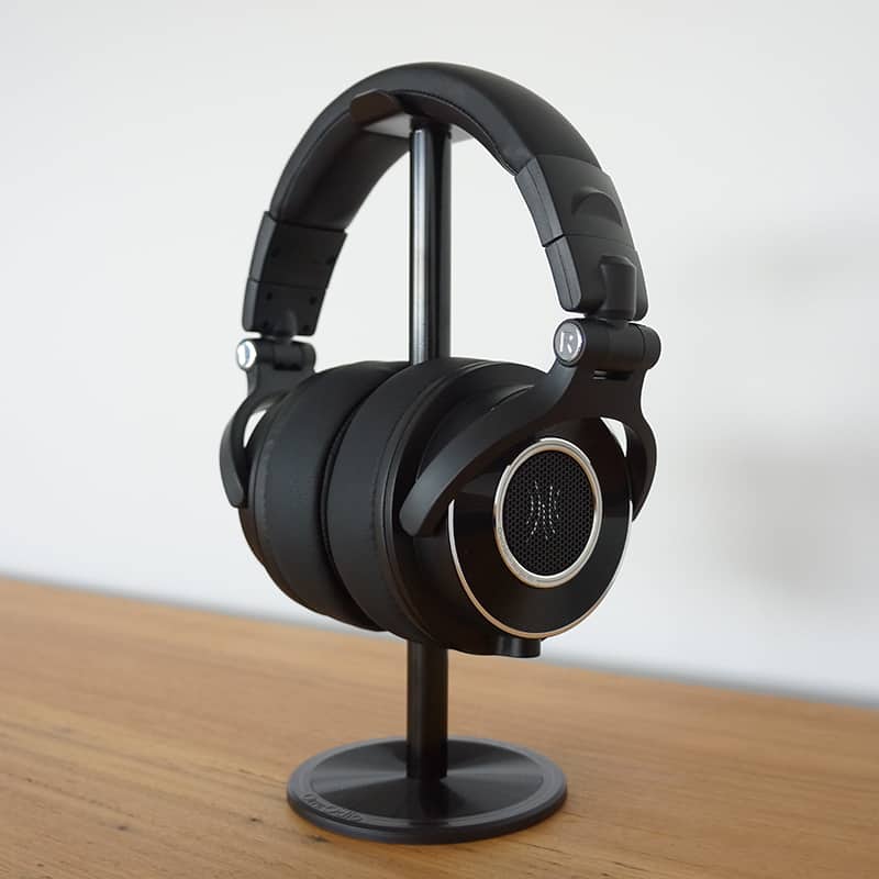 OneOdio Monitor 60 on a headphone stand.