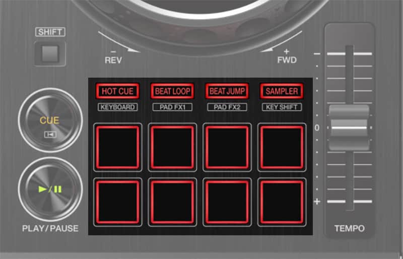 Pioneer DDJ 400 Performance Pads