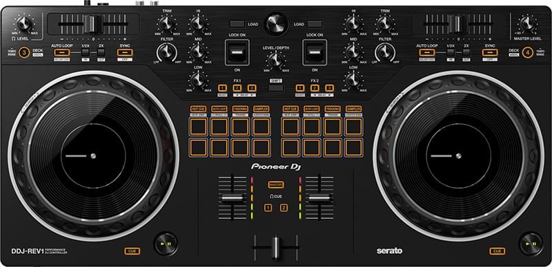 Top view of the Pioneer DDJ Rev1.