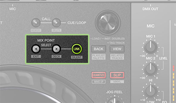 Pioneer DDJ-FLX10 Mix Point Feature.