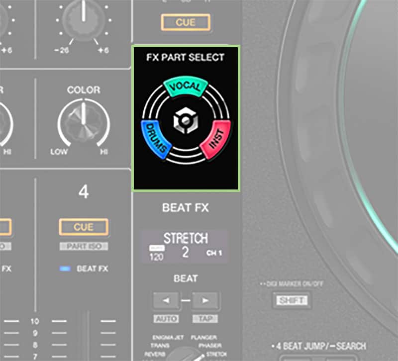 Pioneer DDJ-FLX10 Stems FX.