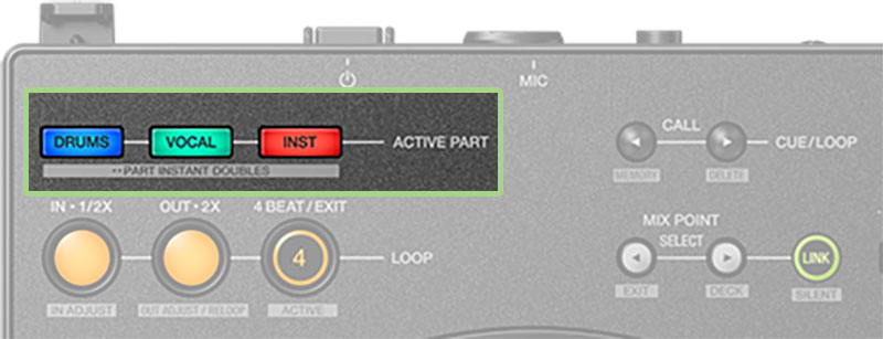 Pioneer DDJ-FLX10 Stems Controls.