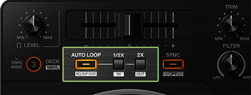 Pioneer DDJ-REV1 Looping.