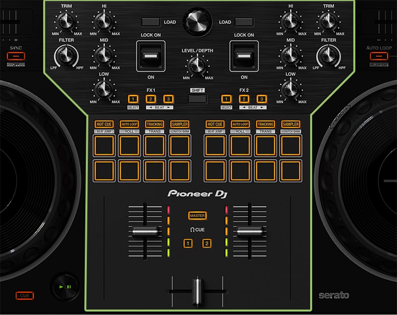 Pioneer DDJ-REV1 Mixer.