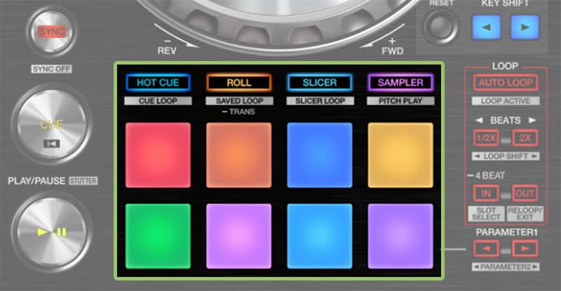 Pioneer DDJ SR2 Performance Pads