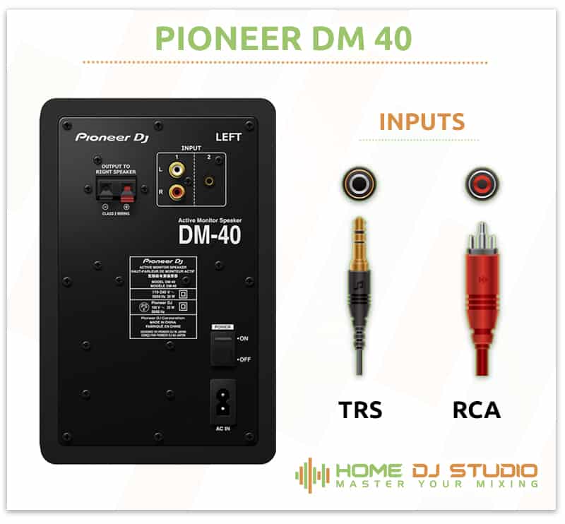 Pioneer DM-40 Connections