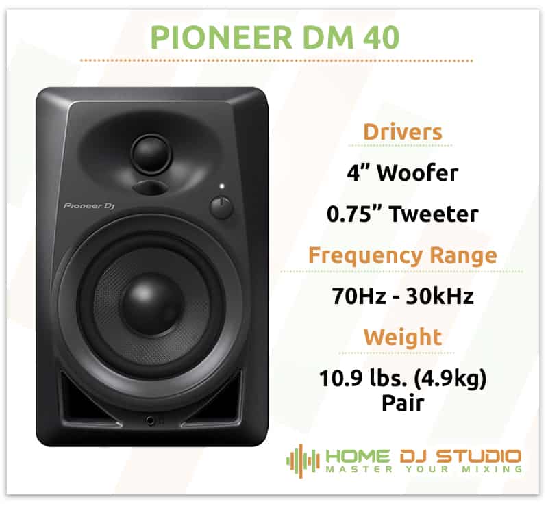 Pioneer DM-40 Specifications