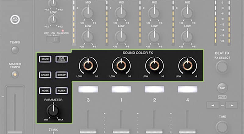 Pioneer DJ OPUS-QUAD Sound Color FX.