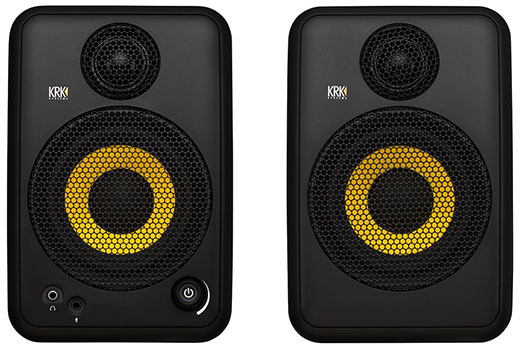 KRK GOAUX4 Studio Monitors.