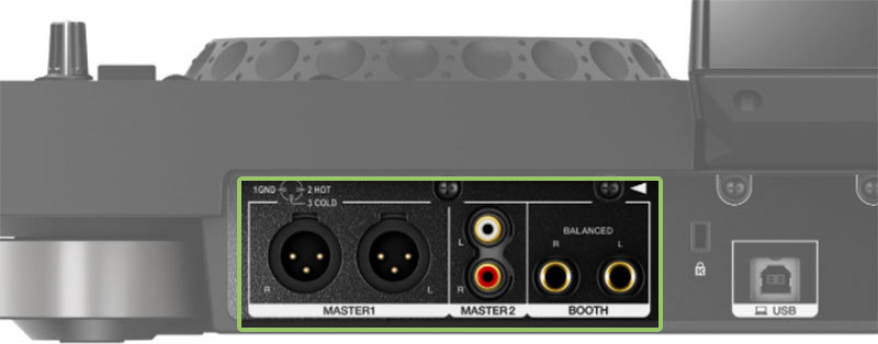 Pioneer XDJ RX2 Connections