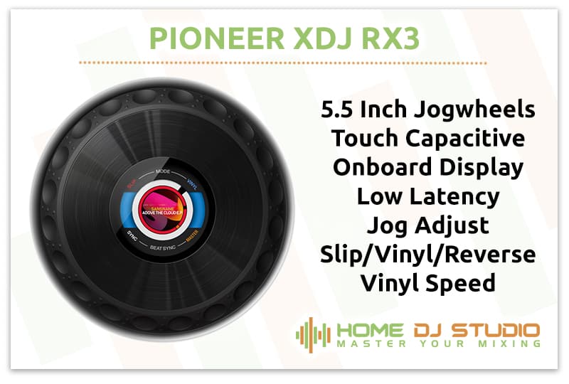 Pioneer XDJ-RX3 Jogwheels