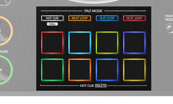 Pioneer XDJ XZ Performance Pads.