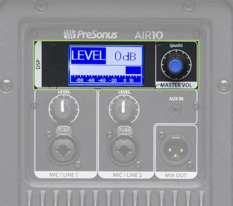 PreSonus AIR10 Tuning Options.