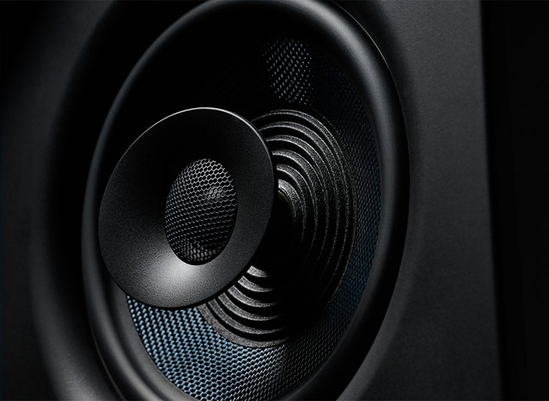 Close up of the PreSonus Eris Pro 8 tweeter.