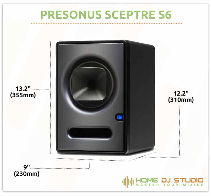 PreSonus Sceptre S6 Dimensions.