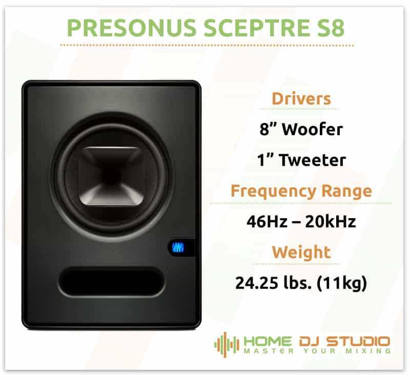 PreSonus Sceptre S8 Specifications.
