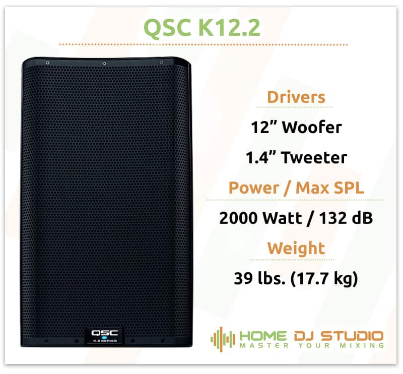 QSC K12.2 Specifications