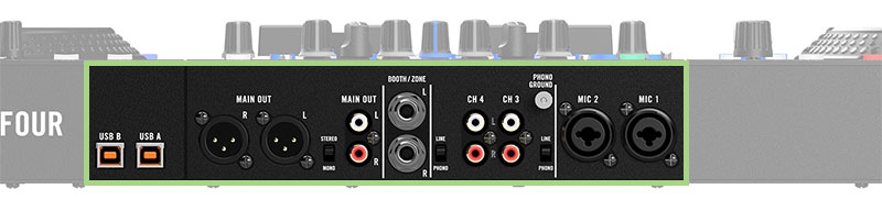 Rane Four Connections.