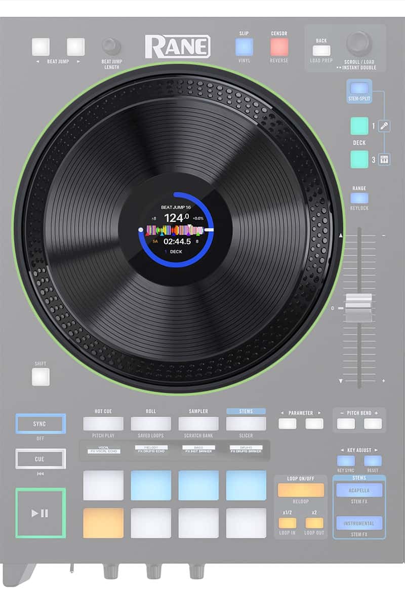 Rane Four Jogwheels.