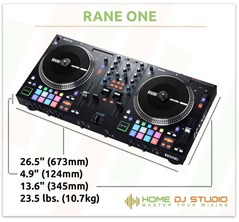 Rane One Dimensions