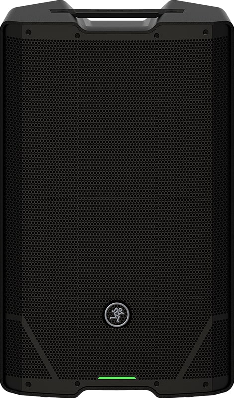 Front view of the Mackie SRT215 speaker.