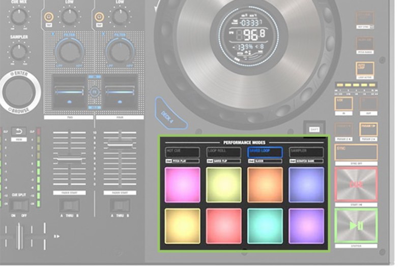 Reloop Mixon 8 Pro Performance Pads.
