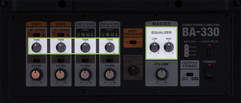 Roland BA 330 Tuning Options.