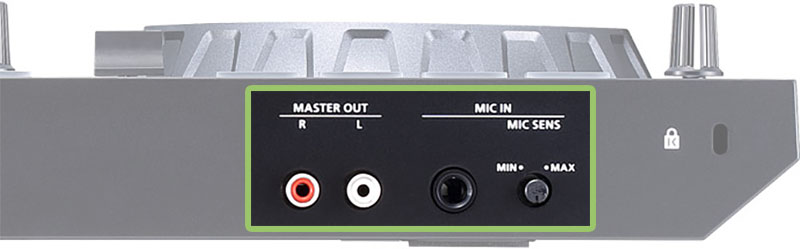 Roland DJ 202 Connections