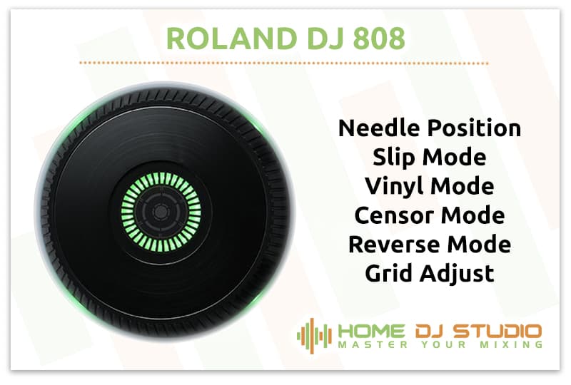 Roland DJ 808 Controller Jogwheels