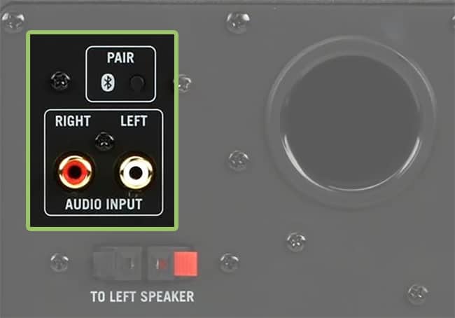 Samson MediaOne BT3 Connections.