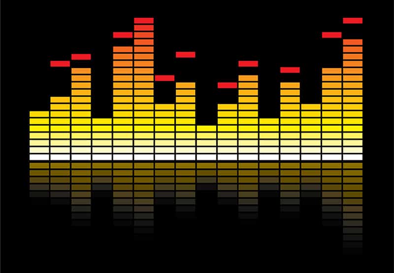Equalizer graphic.
