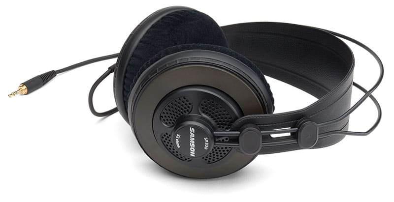 Side view of the Samson SR850 headphones.