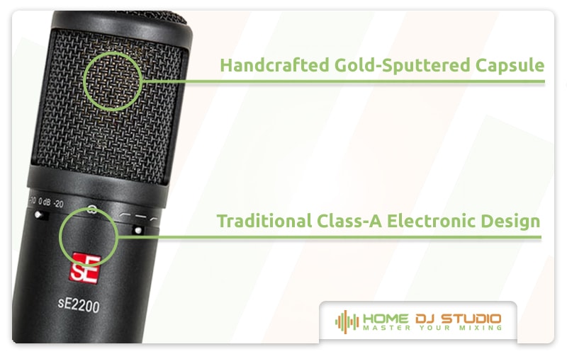 sE Electronics sE2200 Build Quality Details.