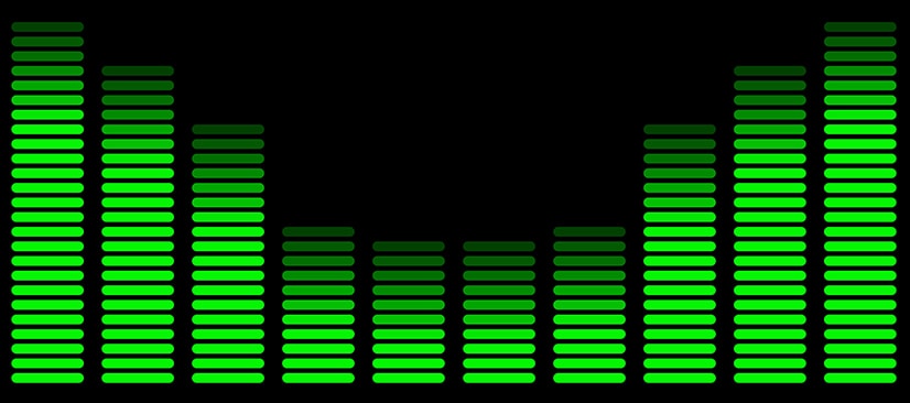 Equalizer graphic.