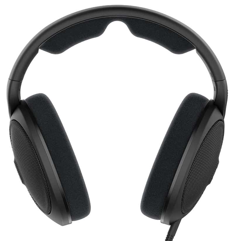 Top view of the Sennheiser HD 560S headphones.