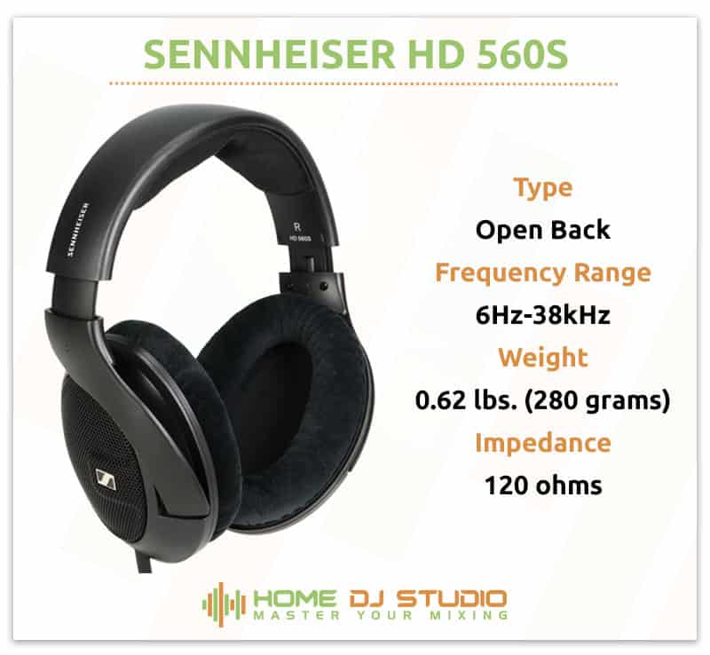 Sennheiser HD 560S Specifications.