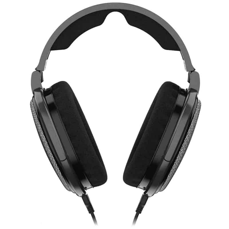 Front view of the Sennheiser HD 650 headphones.