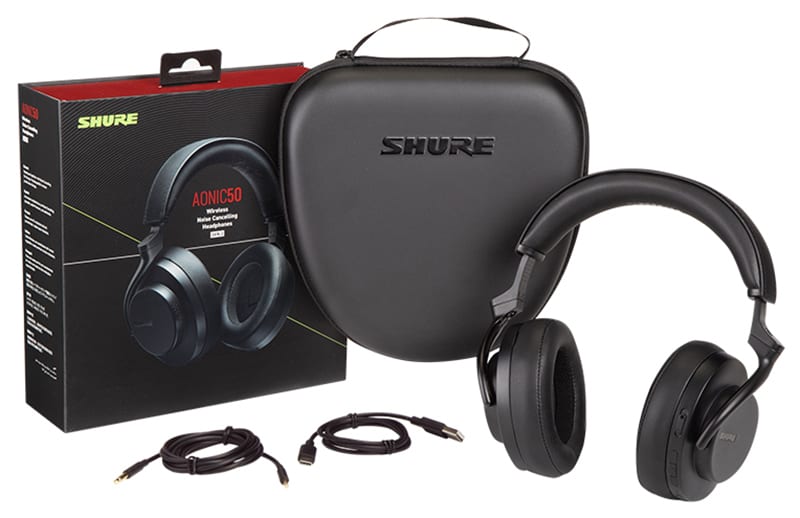 Shure AONIC 50 Gen 2 Accessories.