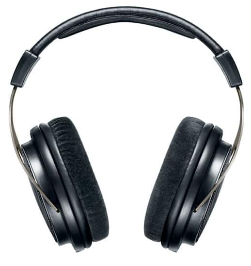 Front view of the Shure SRH1840 headphones.