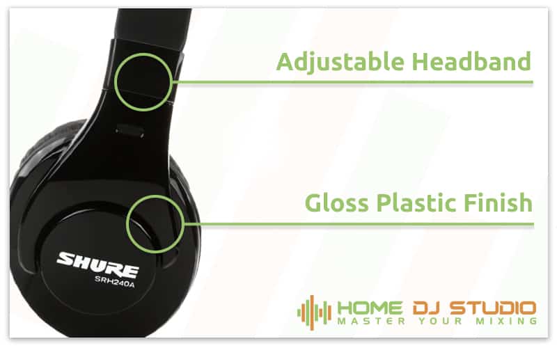 Shure SRH240A Details.