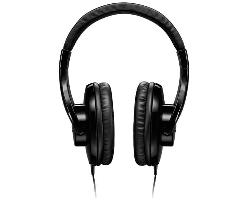 Front view of the Shure SRH240A headphones.