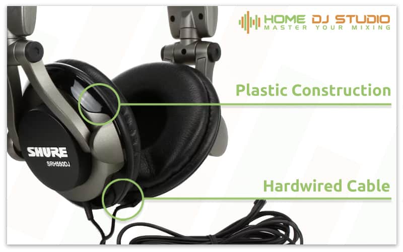 Shure SRH550DJ Details.
