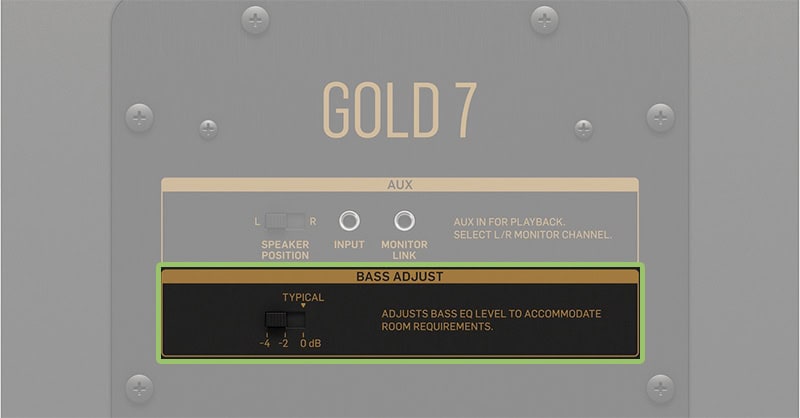 Tannoy Gold 7 Bass Control.