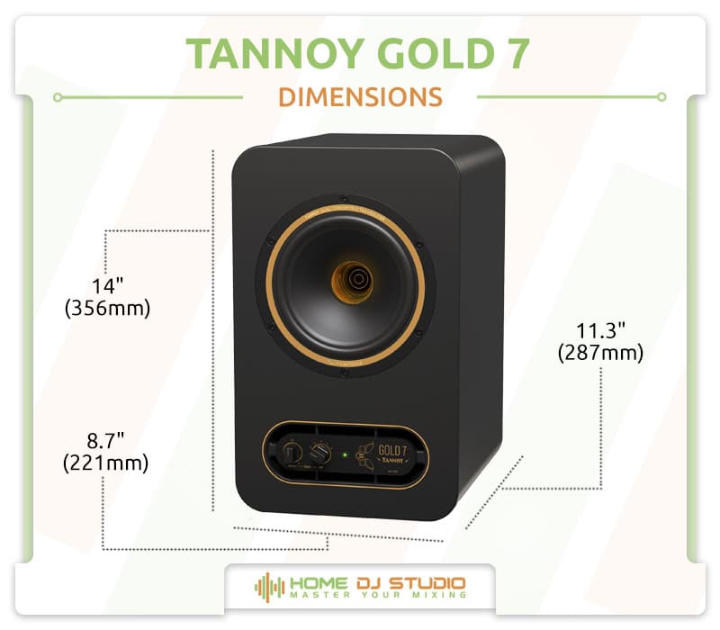 Tannoy Gold 7 Dimensions.
