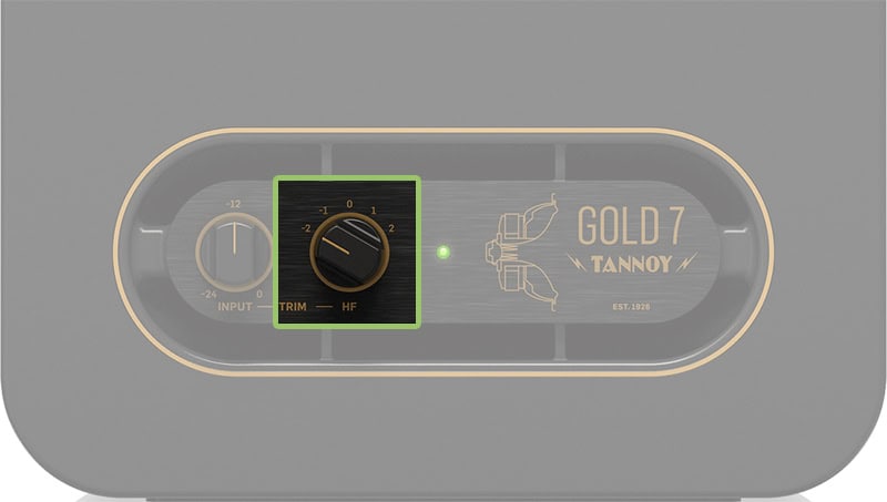 Tannoy Gold 7 High-Frequency Control.